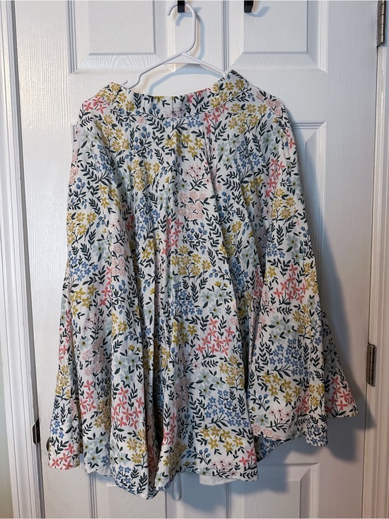 Son de Flor Dresses & Skirts - Son De Flor Floral Full Circle Linen Skirt XXS